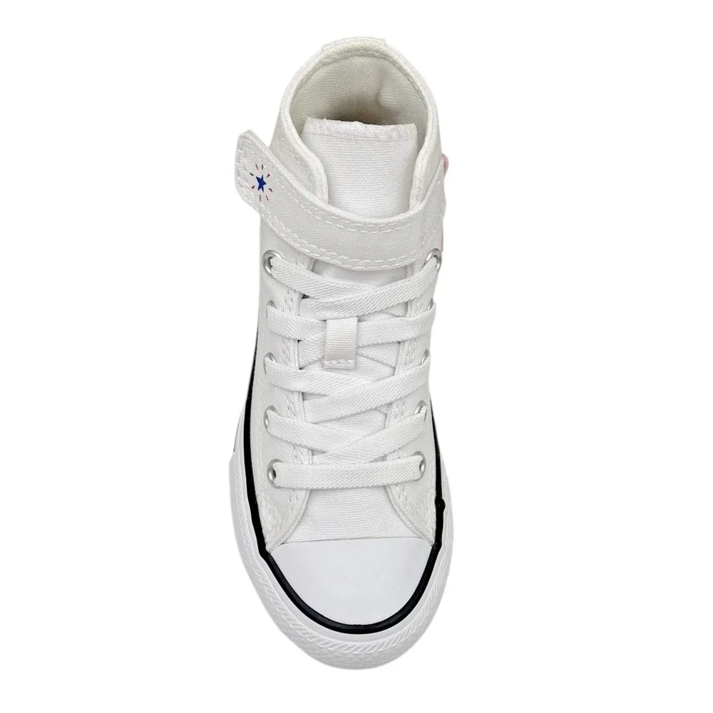 Converse Chuck Taylor Girls Hi Top Slip-on Sneakers Size 11 White Doodle Star - Picture 5 of 12